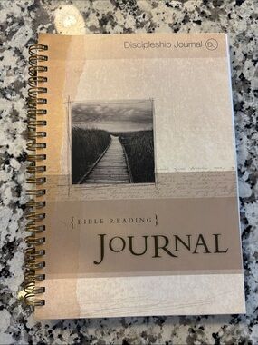 Bible Reading Journal - Tan Spiral Notebook